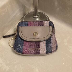 Nanette Lepore Multicolored Coin Purse with Keychain
